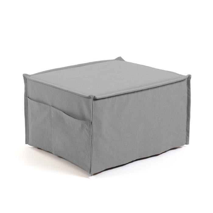 Пуф-кровать серого цвета IMR-890643