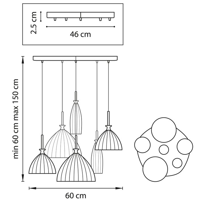 Подвесная люстра Lightstar Simple Light   - лучшие Подвесные люстры в INMYROOM