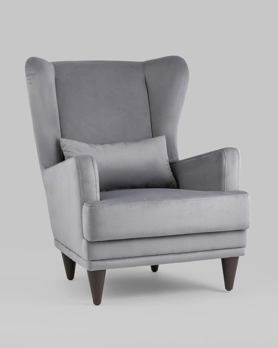 Кресло Скотт серого цвета - купить Интерьерные кресла по цене 26990.0
