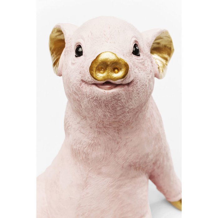 Копилка Chillax Pig розового цвета - лучшие Фигуры и статуэтки в INMYROOM