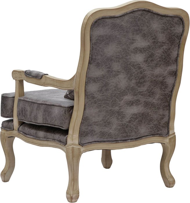 Кресло Монарх серого цвета - купить Интерьерные кресла по цене 63960.0