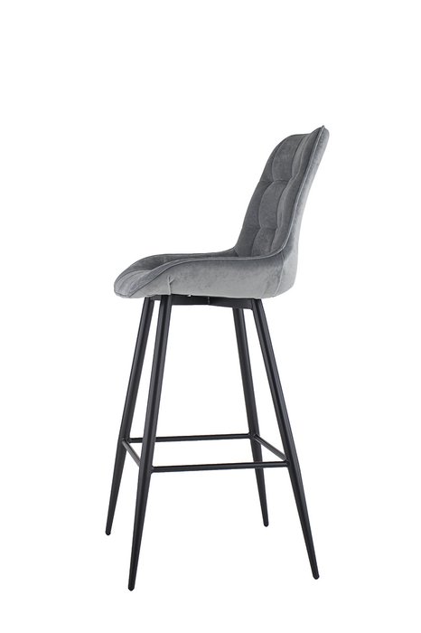 Стул полубарный Elis Bar цвета графит - лучшие Барные стулья в INMYROOM