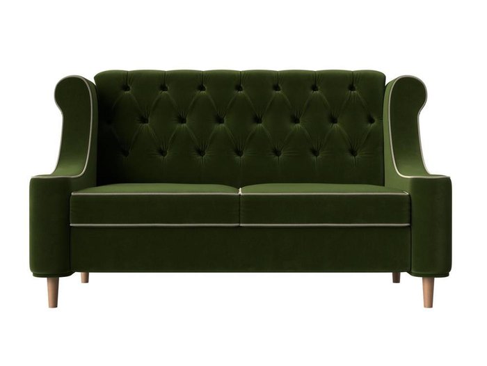 Диван Бронкс зеленого цвета - купить Прямые диваны по цене 30990.0