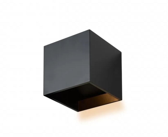 Настенный светильник Dice черного цвета - лучшие Бра и настенные светильники в INMYROOM
