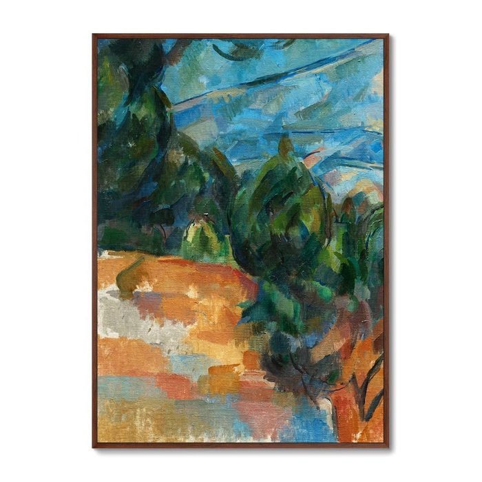 Набор из двух репродукций картин Mount Sainte-Victoire, 1904г.  - купить Картины по цене 43998.0