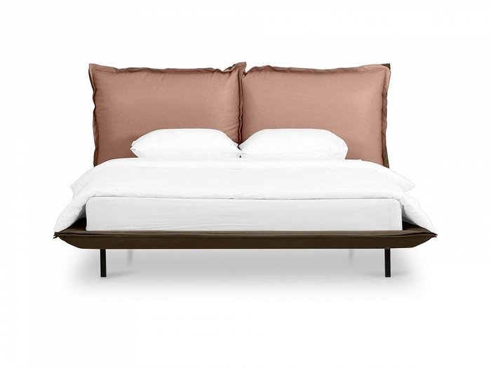 Кровать Barcelona 160х200 коричневого цвета - лучшие Кровати для спальни в INMYROOM
