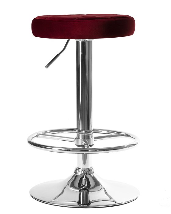 Табурет барный Bruno бордового цвета - купить Барные стулья по цене 5230.0