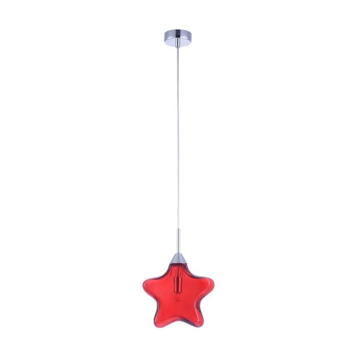 Подвесной светильник Star красного цвета - лучшие Подвесные светильники в INMYROOM
