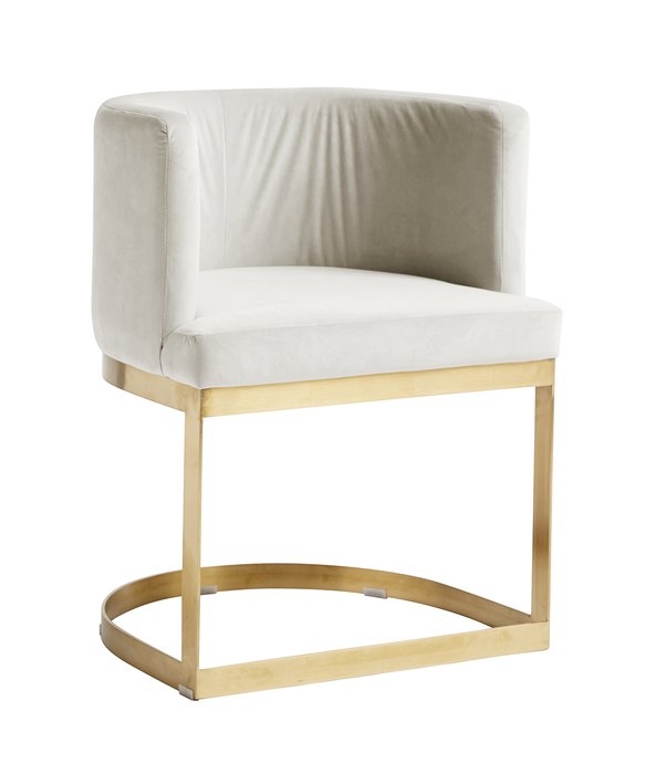 Обеденный стул Lounge кремового цвета