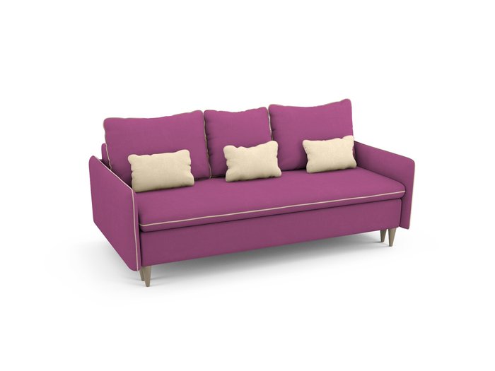 Диван-кровать Ron пурпурного цвета - лучшие Прямые диваны в INMYROOM