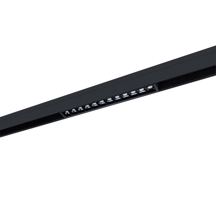 Магнитный трековый светильник Linea черного цвета - купить Трековые светильники по цене 3500.0