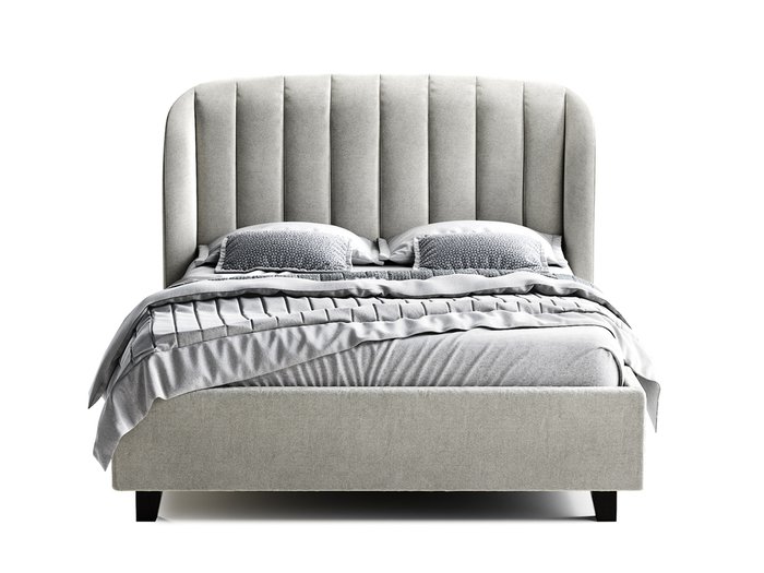 Кровать Tulip серого цвета 160х200