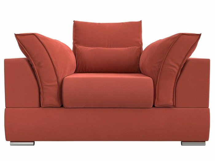 Кресло Пекин кораллового цвета - купить Интерьерные кресла по цене 39999.0