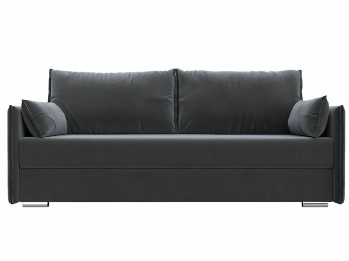 Прямой диван-кровать Сайгон серого цвета - купить Прямые диваны по цене 41999.0