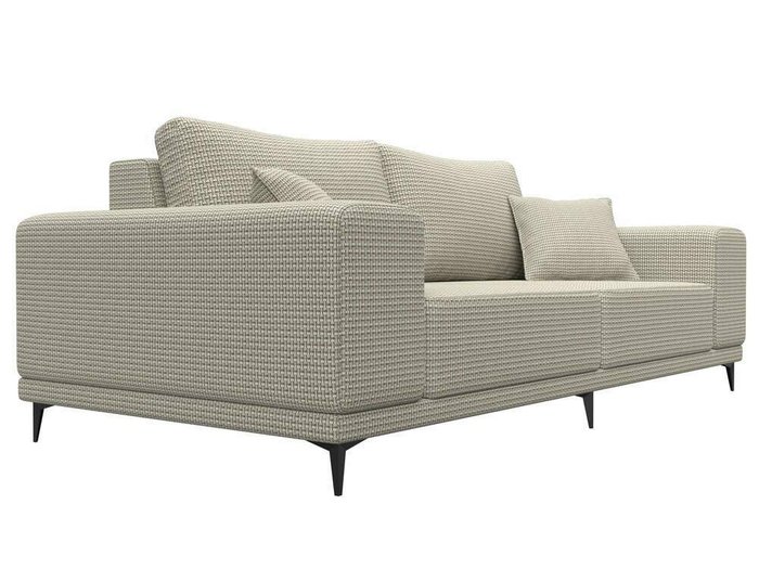 Прямой диван Льюес серо-бежевого цвета  - лучшие Прямые диваны в INMYROOM