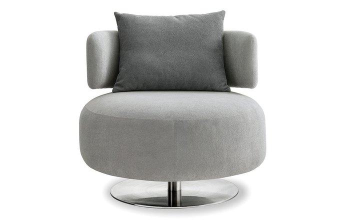 Кресло Sandra серого цвета - лучшие Интерьерные кресла в INMYROOM