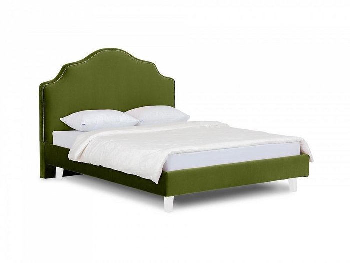 Кровать Queen Victoria L 160х200 зеленого цвета - купить Кровати для спальни по цене 44080.0