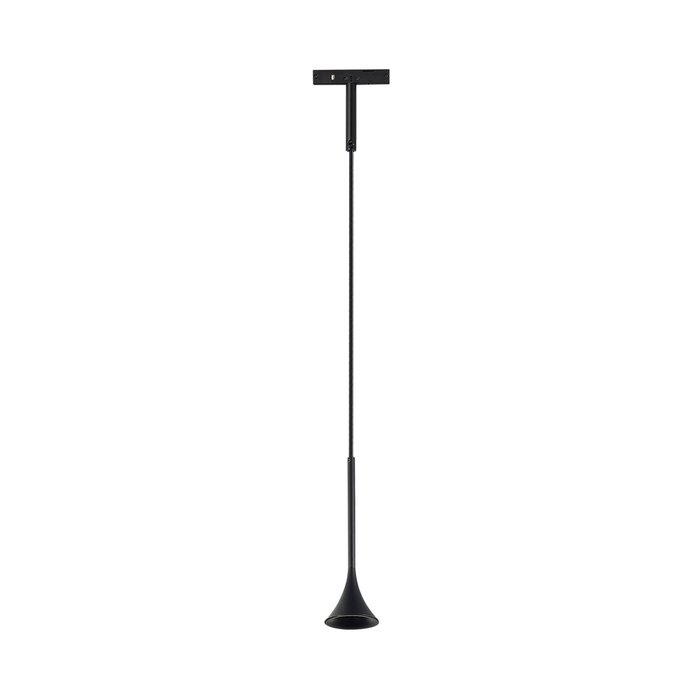 Магнитный трековый светильник Черный LED 1*5W 3000K Lm Ra>90 IP20 D70xH225 24V SUPER5 - лучшие Трековые светильники в INMYROOM Магнитный трековый светильник Черный LED 1*5W 3000K Lm Ra>90 IP20 D70xH225 24V SUPER5 - лучшие Трековые светильники в INMYROOM