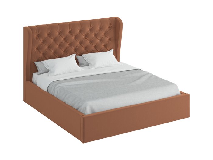 Кровать Jazz Lift коричневого цвета 200х200
