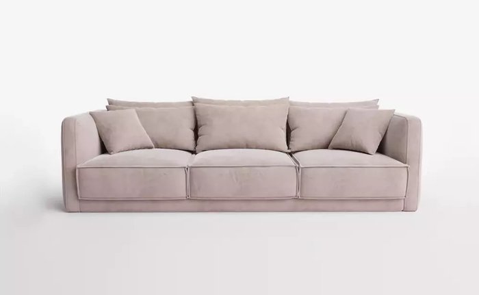 Диван Vision бежевого цвета - купить Прямые диваны по цене 76900 Диван Vision бежевого цвета - купить Прямые диваны по цене 76900