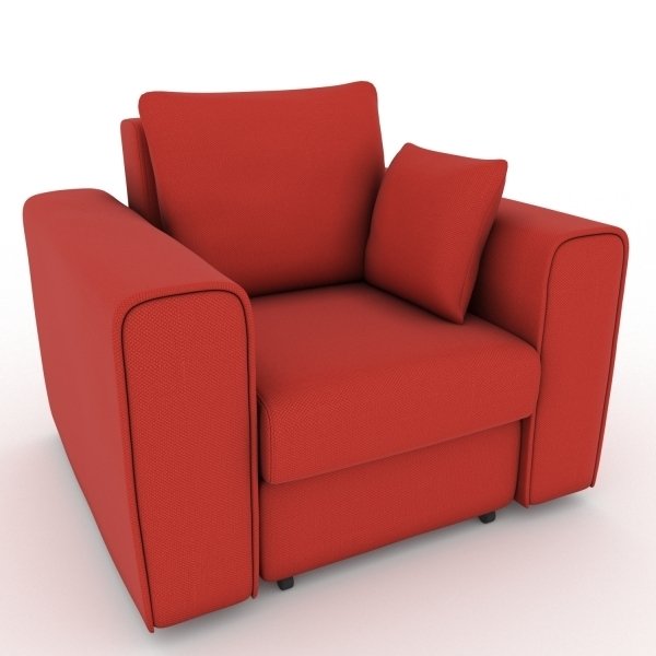 Кресло-кровать Giverny красного цвета