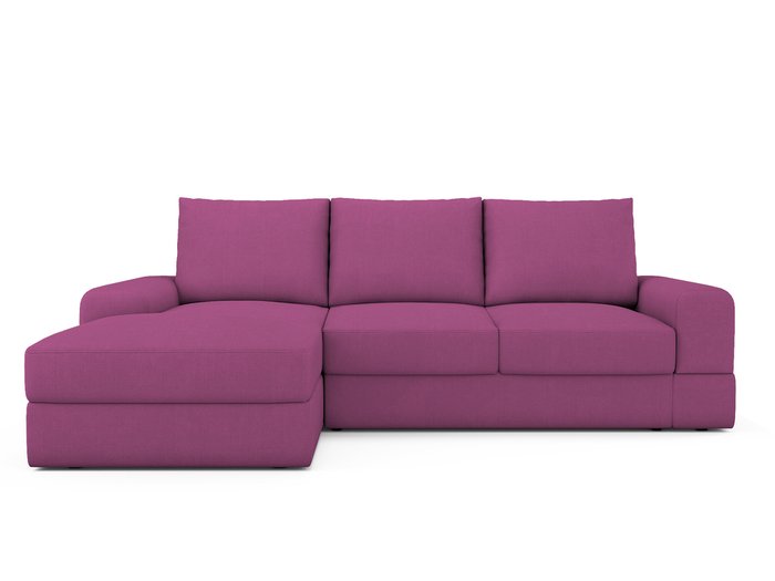 Угловой Диван-кровать Elke пурпурного цвета