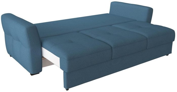 Диван-кровать прямой Манхеттен Bitte темно-синего цвета - купить Прямые диваны по цене 26350.0
