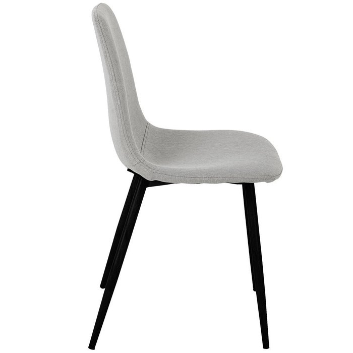 Стул Comfort серый с чёрными ножками - купить Обеденные стулья по цене 8490.0