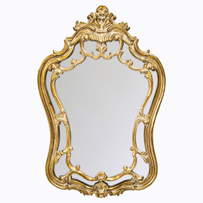 Настенное зеркало Лорен с двухъярусной окантовкой 