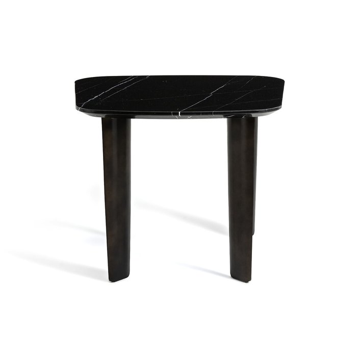 Стол обеденный из черного мрамора Dolmena черного цвета - лучшие Обеденные столы в INMYROOM