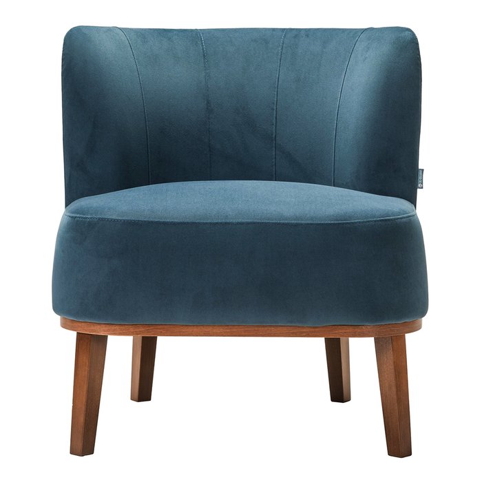 Кресло Шафран темно-синего цвета - лучшие Интерьерные кресла в INMYROOM