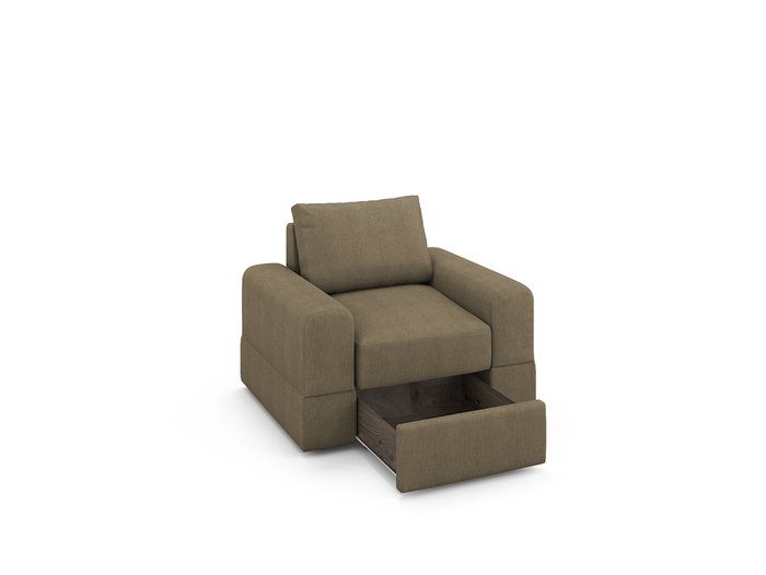 Кресло Elke светло-коричневого цвета - купить Интерьерные кресла по цене 29000.0