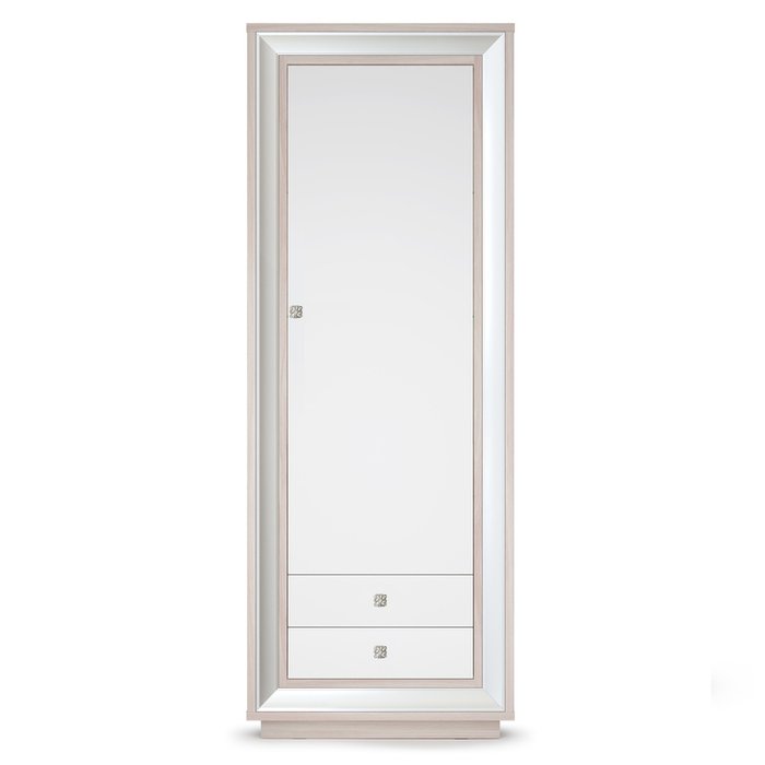 Шкаф Прато бело-бежевого цвета - купить Шкафы распашные по цене 31960.0