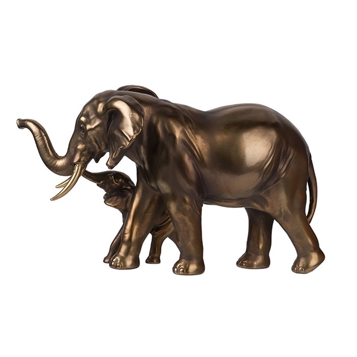 Фигурка Слониха со слонёнком - лучшие Фигуры и статуэтки в INMYROOM