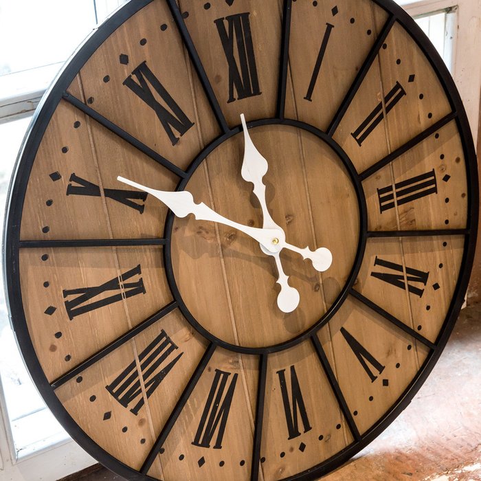 Настенные часы Де-Вилль из дерева - купить Часы по цене 6000.0