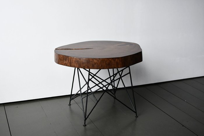 Кофейный стол Oak 18 черно-коричневого цвета - купить Кофейные столики по цене 23900.0