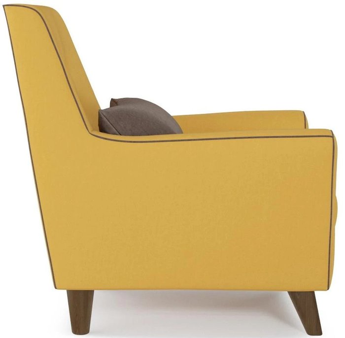 Кресло Френсис Флэтфорд желтого цвета - лучшие Интерьерные кресла в INMYROOM