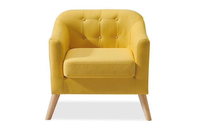 Кресло Jazz желтого цвета - купить Интерьерные кресла по цене 34560.0