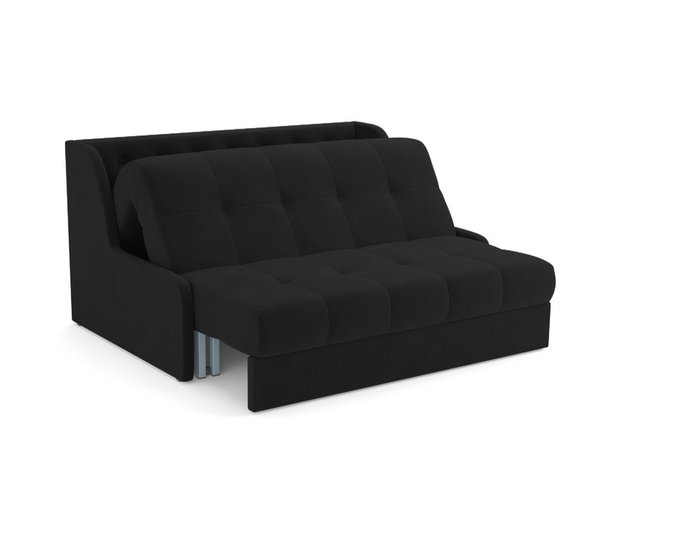 Диван-кровать Барон 6 черного цвета - лучшие Прямые диваны в INMYROOM