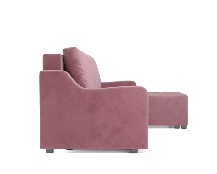 Угловой диван-кровать Берн пудрового цвета - лучшие Угловые диваны в INMYROOM