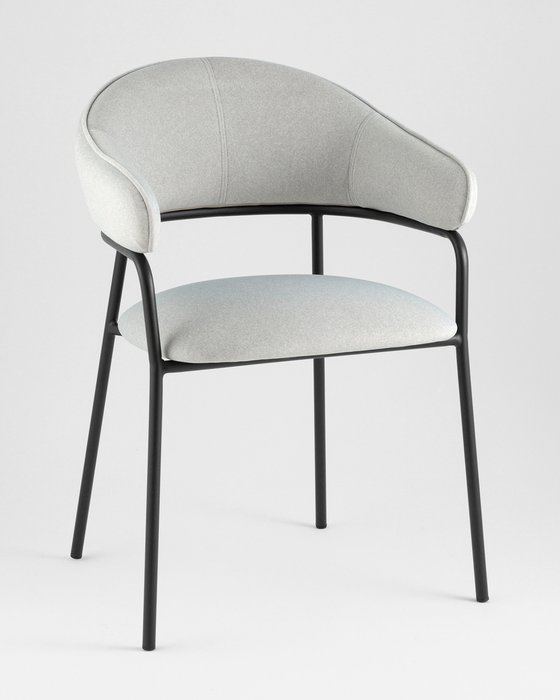Стул Leya светло-серого цвета - купить Обеденные стулья по цене 13990