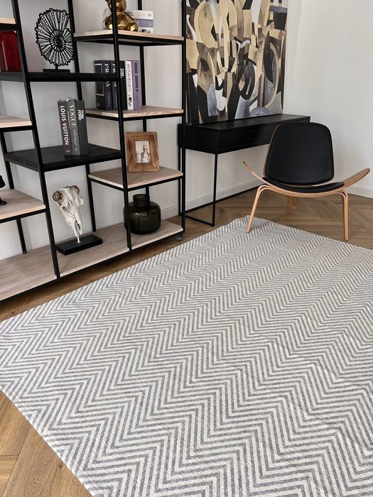 Ковер Luno Cold 200x300 бело-бежевого цвета - купить Ковры по цене 24500.0