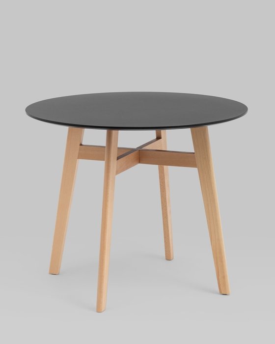 Стол обеденный Target Circle черно-бежевого цвета - купить Обеденные столы по цене 15990.0