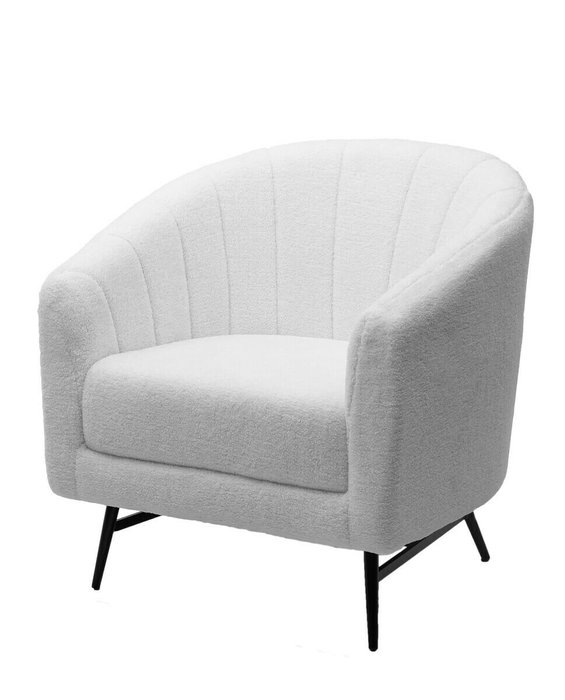 Кресло Kalmar белого цвета  - купить Интерьерные кресла по цене 18150.0