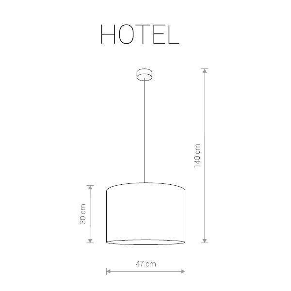 Подвесной светильник Hotel с серым абажуром - купить Подвесные светильники по цене 10610.0