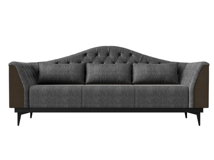 Прямой диван-кровать Флорида серого цвета - купить Прямые диваны по цене 53999.0