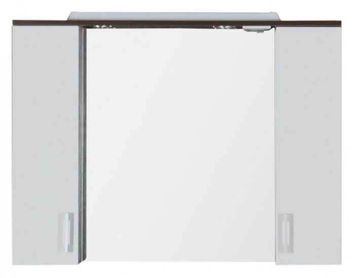 Зеркало-шкаф Тиана белого цвета - купить Шкаф-зеркало по цене 11618.0