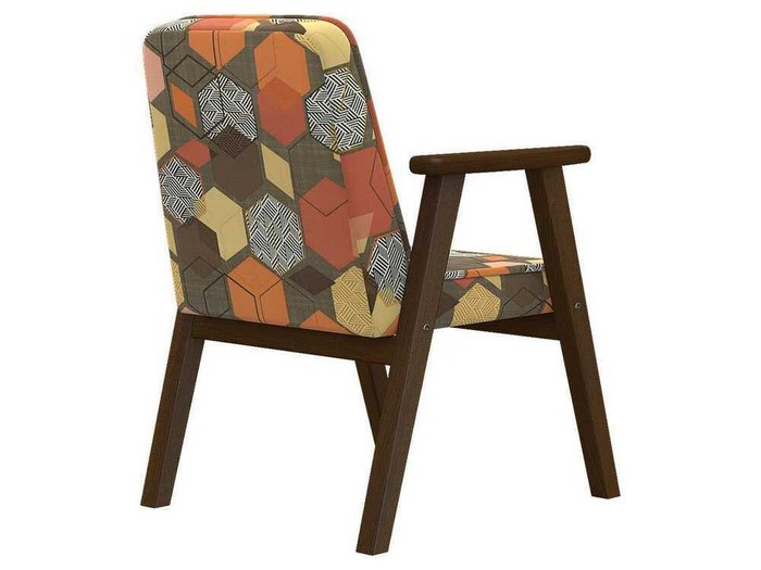 Кресло Ретро серо-коричневого цвета - лучшие Интерьерные кресла в INMYROOM
