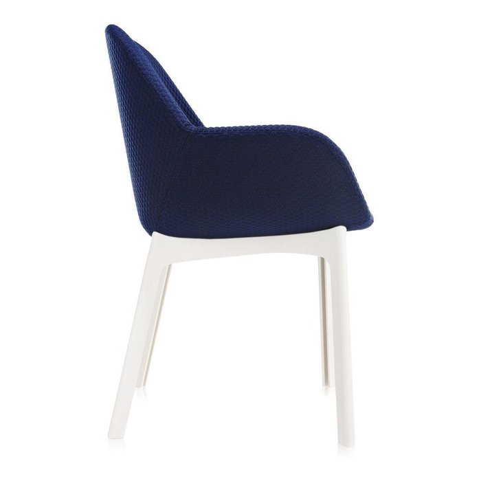 Стул Clap бело-синего цвета - лучшие Обеденные стулья в INMYROOM