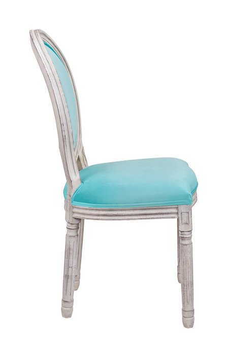 Интерьерный стул Volker marine blue голубого цвета - лучшие Обеденные стулья в INMYROOM